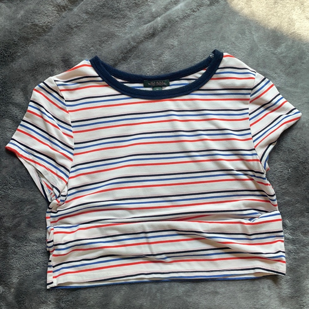 striped crop top!